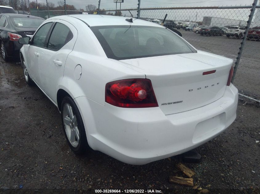 2013 DODGE AVENGER SE 1C3CDZAB8DN518165