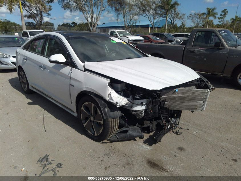 2019 HYUNDAI SONATA HYBRID LIMITED - KMHE34L36KA093593