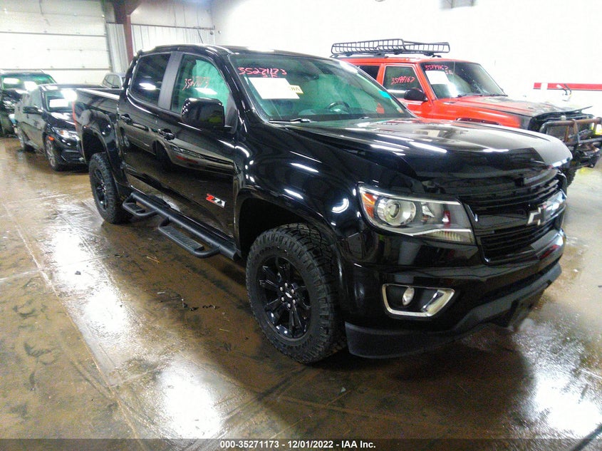 VIN 1GCGTDEN5J1219503 2018 CHEVROLET COLORADO 4WD Z71