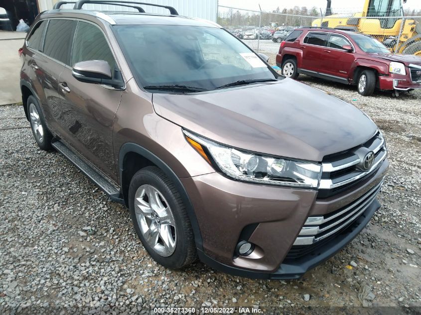 2018 TOYOTA HIGHLANDER LIMITED - 5TDYZRFH1JS258360