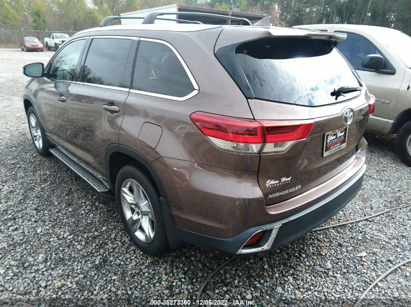 2018 TOYOTA HIGHLANDER LIMITED - 5TDYZRFH1JS258360