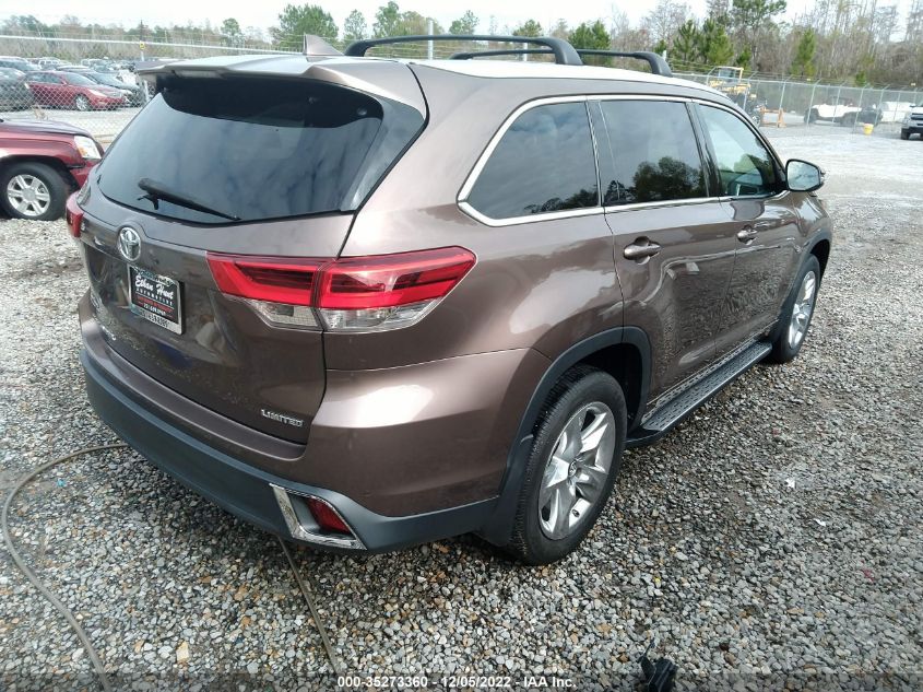 2018 TOYOTA HIGHLANDER LIMITED - 5TDYZRFH1JS258360