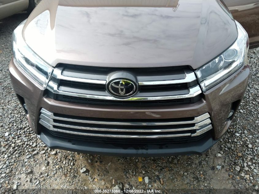 2018 TOYOTA HIGHLANDER LIMITED - 5TDYZRFH1JS258360