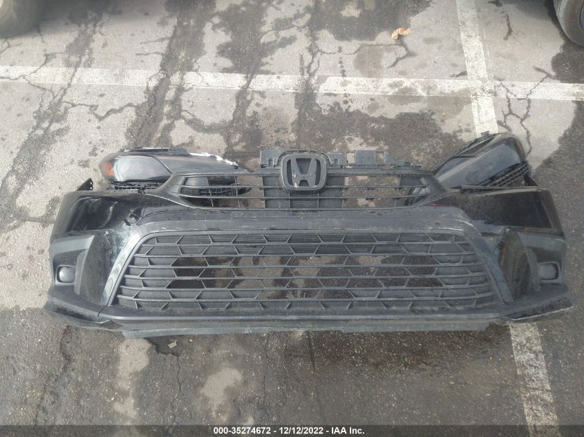 VIN 2HGFE2F51NH505026 2022 HONDA CIVIC SEDAN SPORT