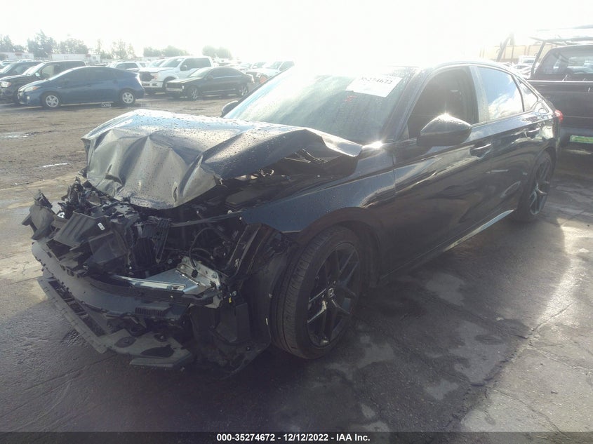 VIN 2HGFE2F51NH505026 2022 HONDA CIVIC SEDAN SPORT