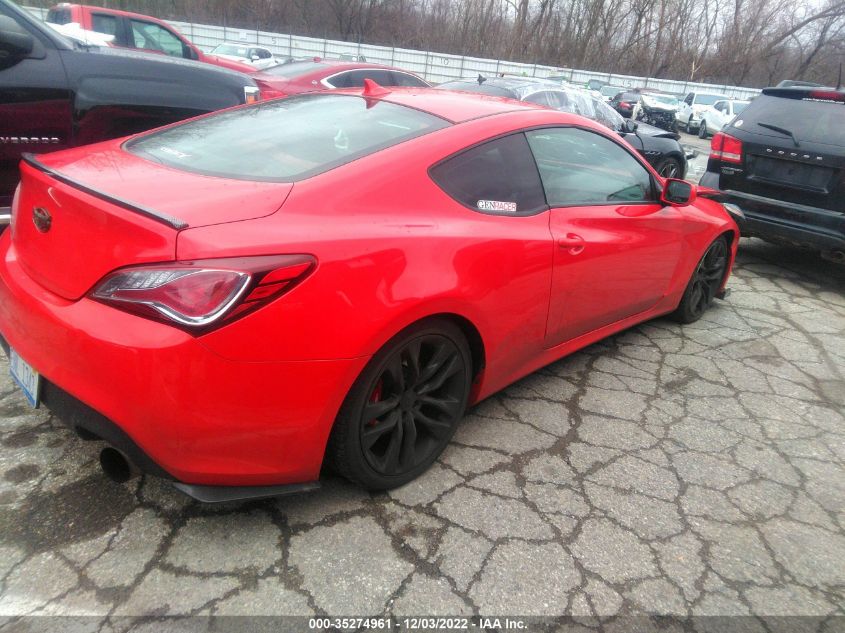 2013 HYUNDAI GENESIS COUPE 2.0T R-SPEC KMHHT6KD3DU099002
