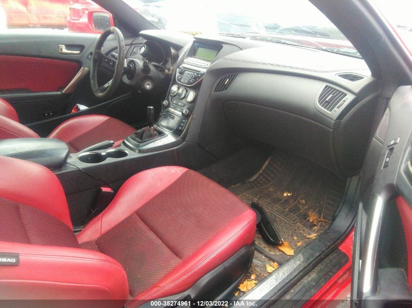 2013 HYUNDAI GENESIS COUPE 2.0T R-SPEC KMHHT6KD3DU099002