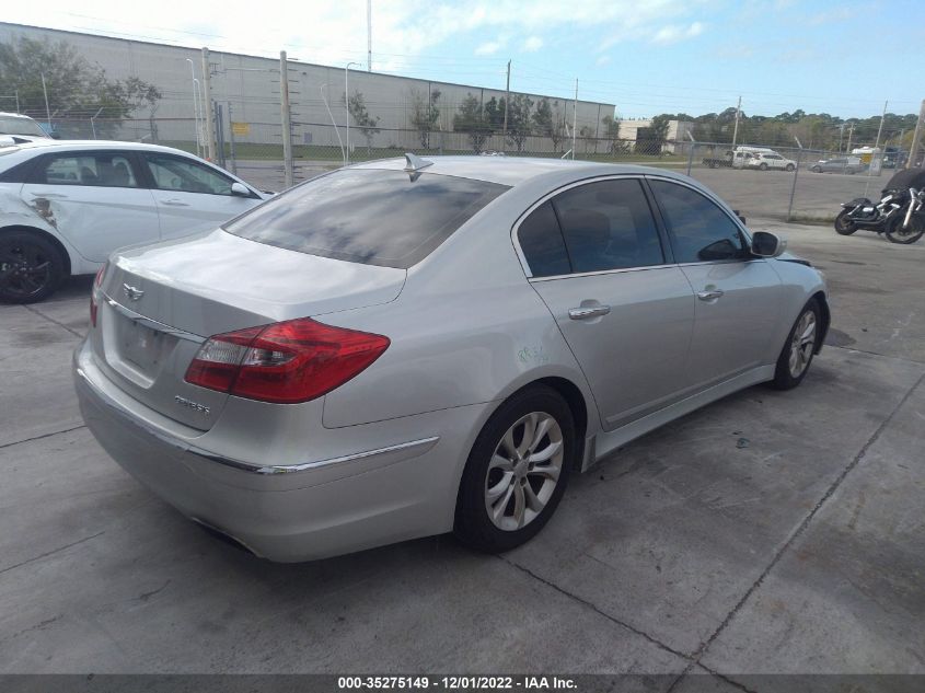 2013 HYUNDAI GENESIS 3.8L KMHGC4DD0DU248009
