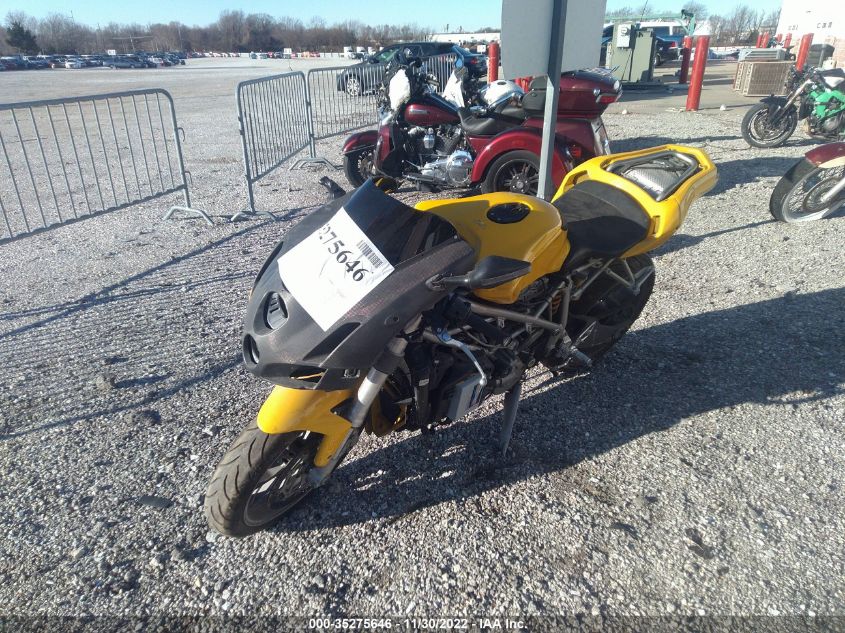 2004 DUCATI 749 BIPOSTO ZDM1UB3S64B004215