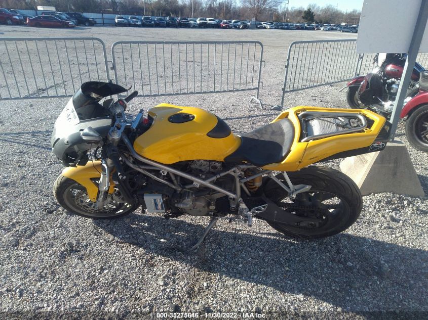 2004 DUCATI 749 BIPOSTO ZDM1UB3S64B004215