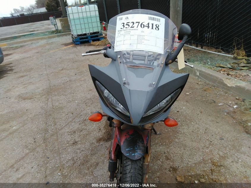 2008 YAMAHA FZ6 SHG JYARJ13E98A004681