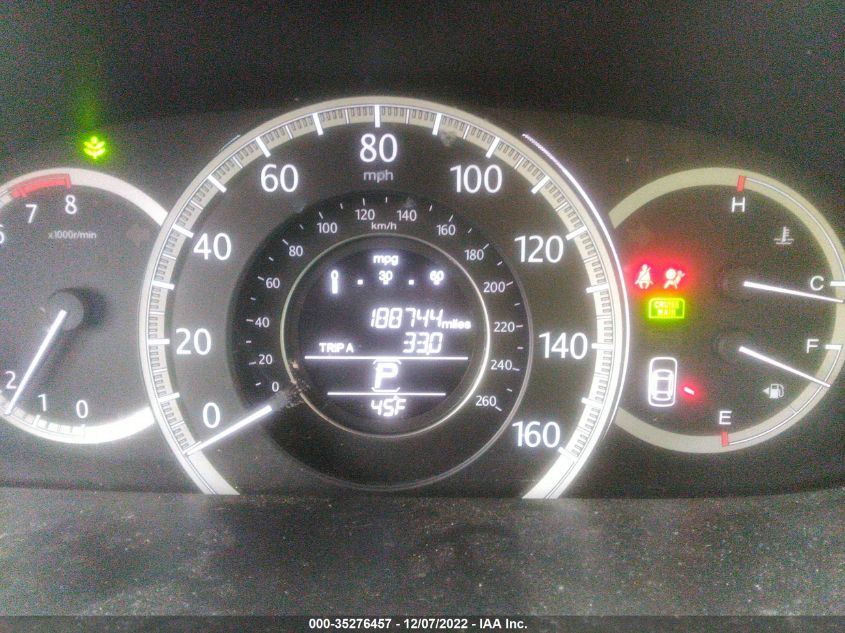 Auction sale of the 2013 HONDA ACCORD , vin: 1HGCR2F35DA164233, lot number: 35276457