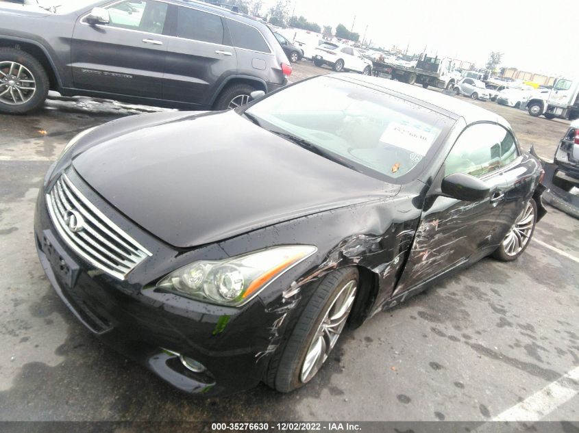 2014 INFINITI Q60 CONVERTIBLE JN1CV6FE4EM902240
