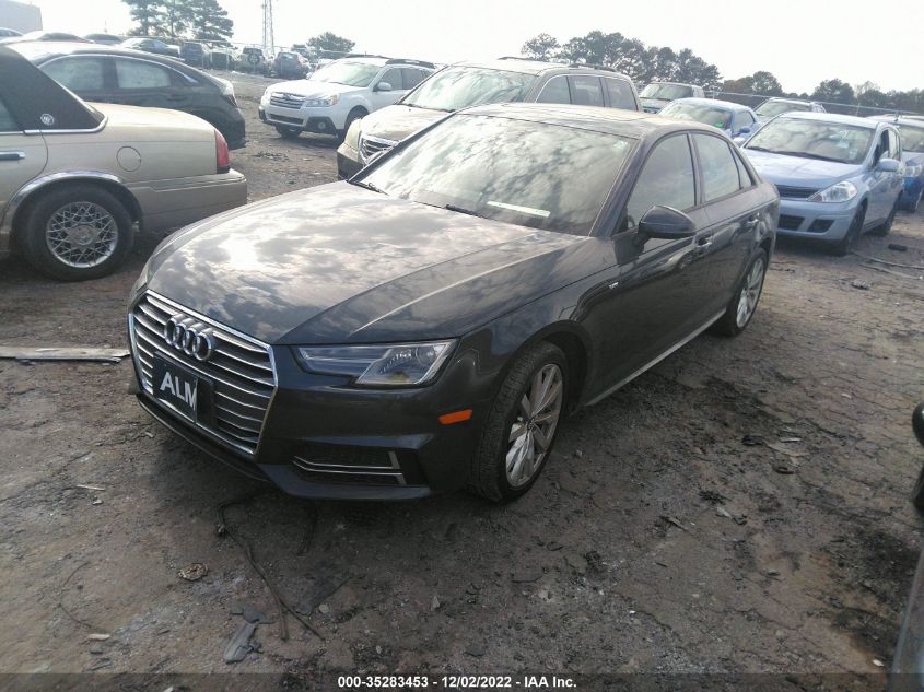 2018 AUDI A4 TECH PREMIUM WAUDNAF41JN001436
