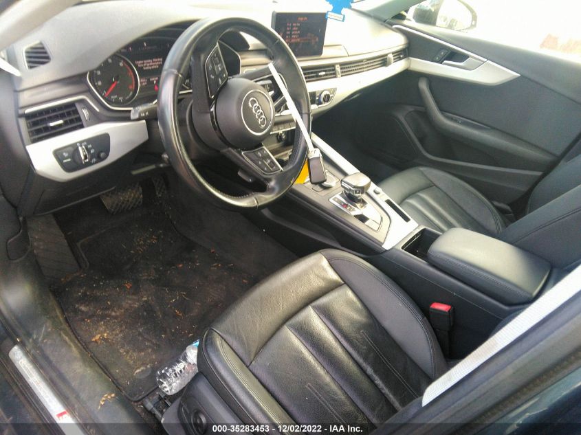 2018 AUDI A4 TECH PREMIUM WAUDNAF41JN001436