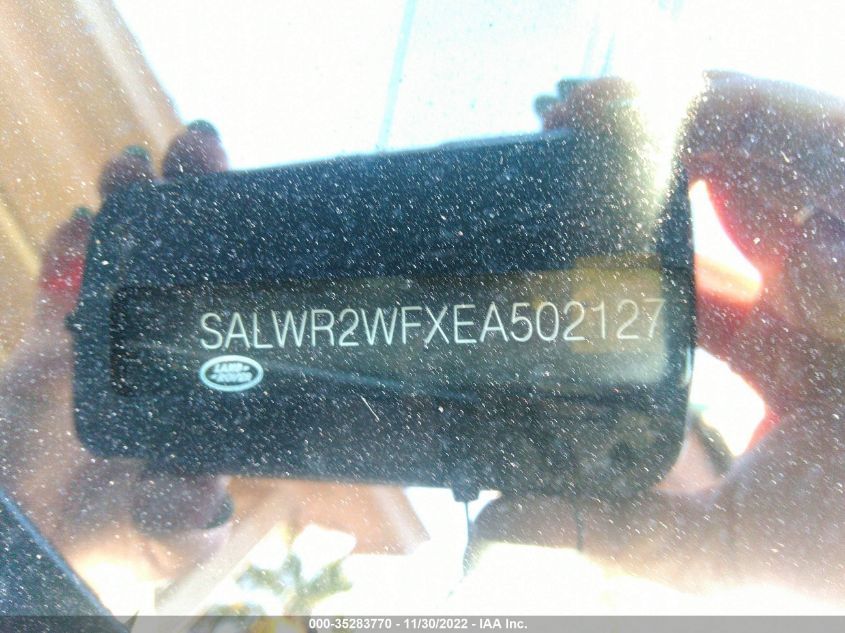 2014 LAND ROVER RANGE ROVER SPORT HSE SALWR2WFXEA502127
