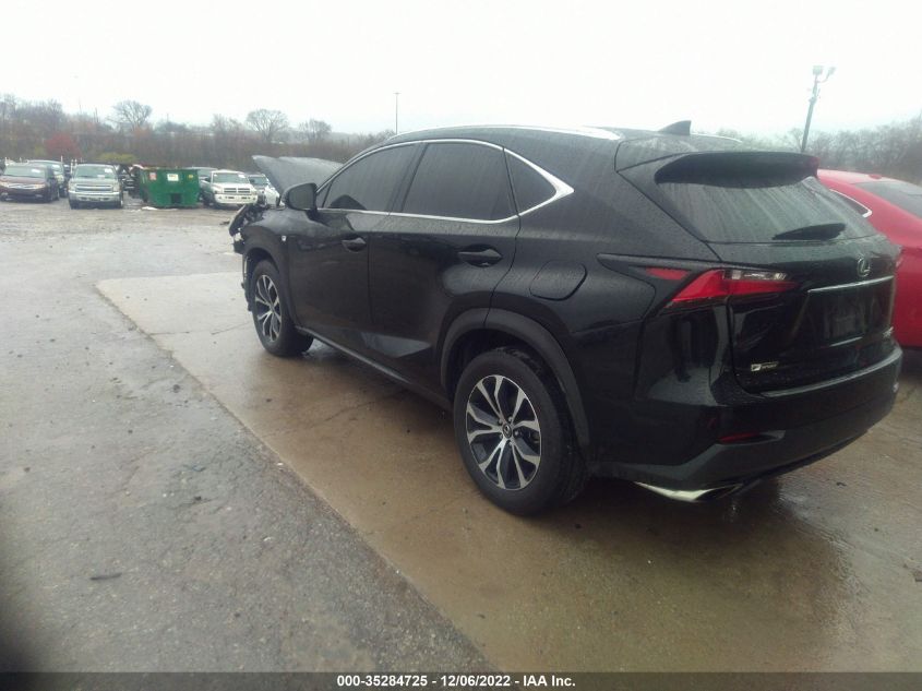 2015 LEXUS NX 200T JTJBARBZ7F2022268
