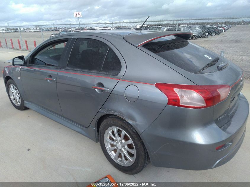 2013 MITSUBISHI LANCER SPORTBACK ES JA32X2HU8DU009694