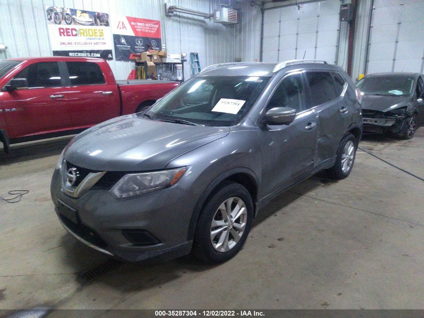 2015 NISSAN ROGUE SV - KNMAT2MV9FP578708