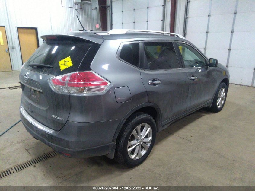 2015 NISSAN ROGUE SV - KNMAT2MV9FP578708