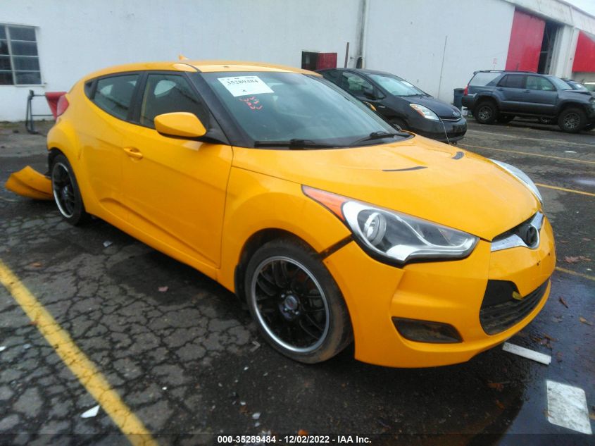 2013 HYUNDAI VELOSTER W/BLACK INT - KMHTC6AD3DU165382