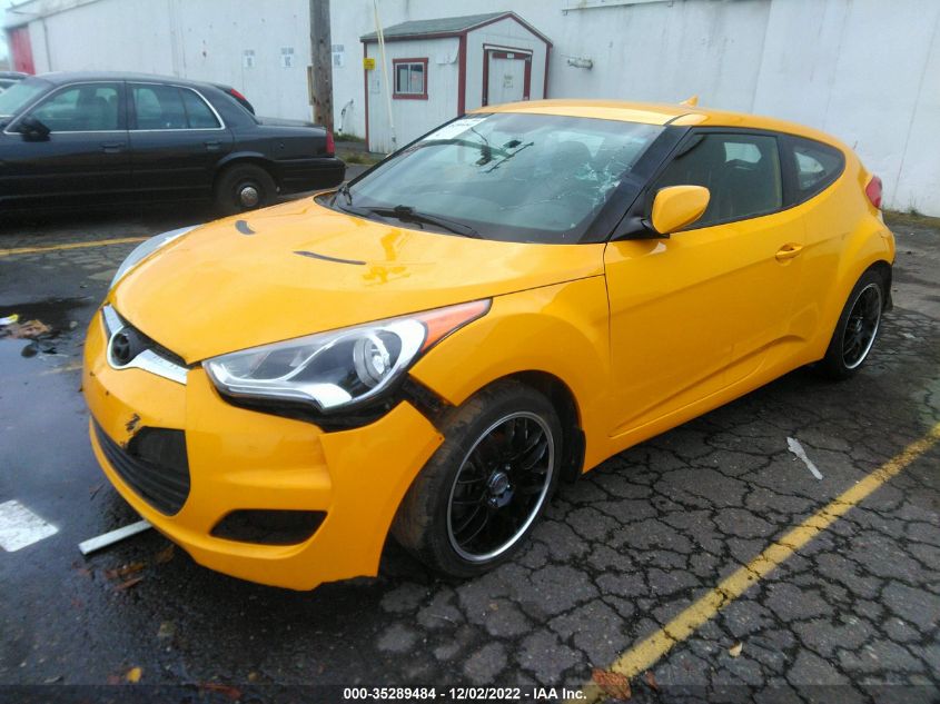 2013 HYUNDAI VELOSTER W/BLACK INT - KMHTC6AD3DU165382