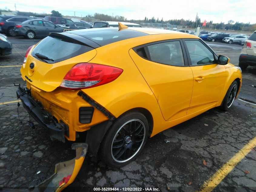 2013 HYUNDAI VELOSTER W/BLACK INT - KMHTC6AD3DU165382
