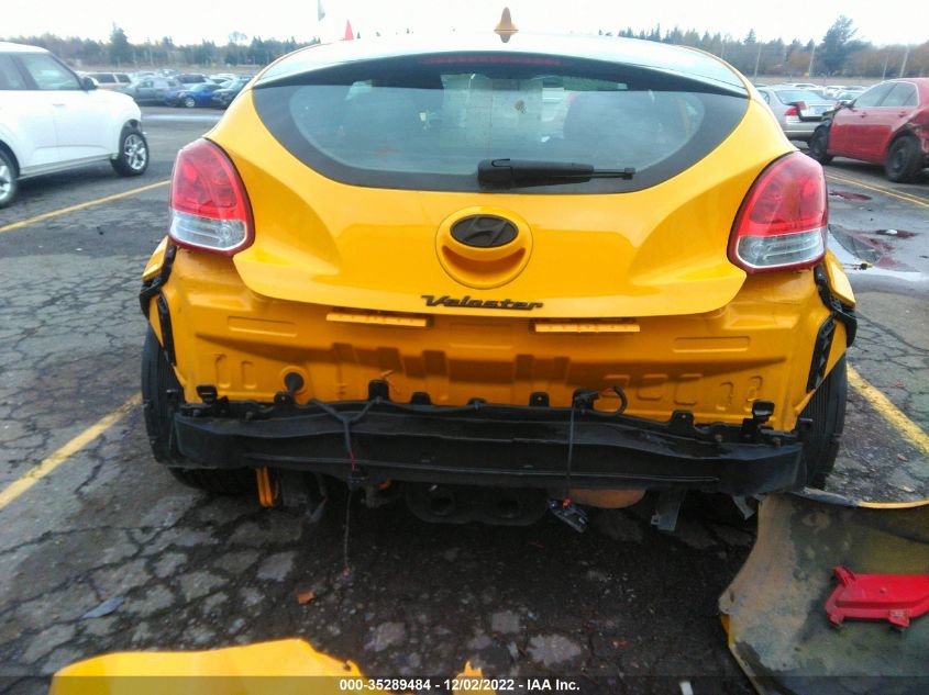 2013 HYUNDAI VELOSTER W/BLACK INT - KMHTC6AD3DU165382
