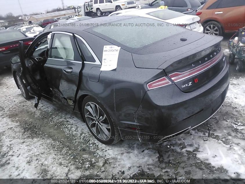 2017 LINCOLN MKZ RESERVE 3LN6L5FC3HR624480