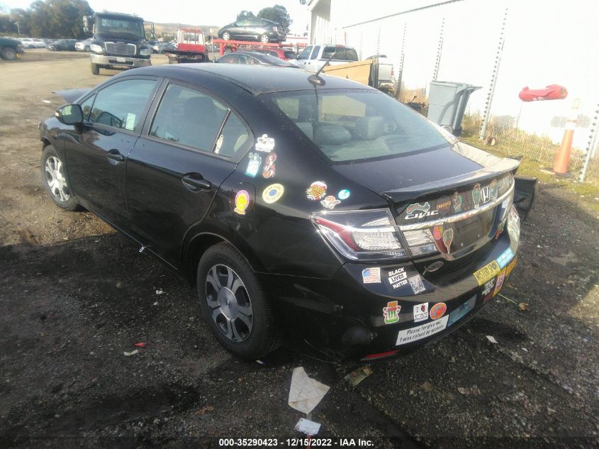 2013 HONDA CIVIC HYBRID 19XFB4F28DE200917