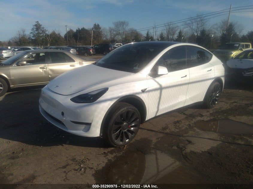 VIN 7SAYGDEFXNF533486 2022 TESLA MODEL Y PERFORMANCE