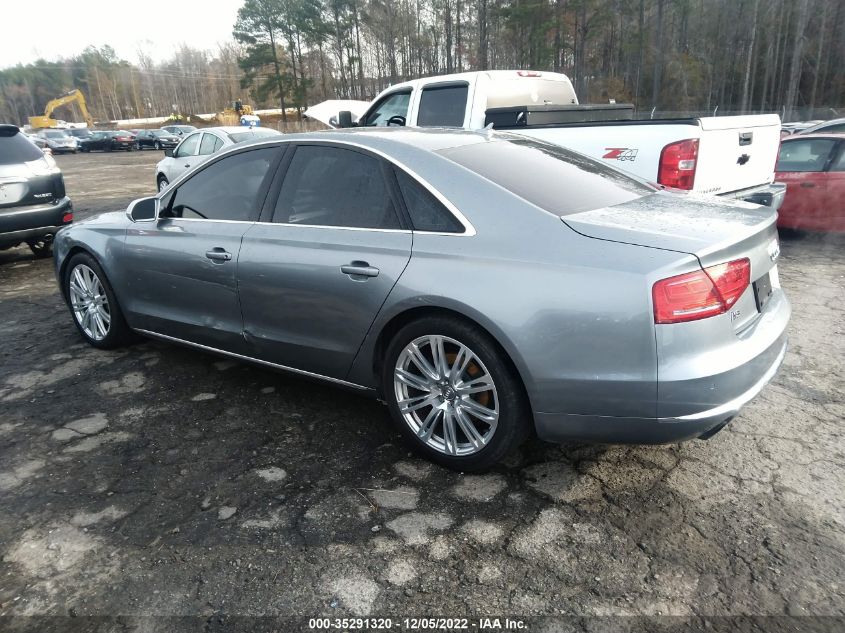 2013 AUDI A8 3.0L WAUAGAFD5DN025594