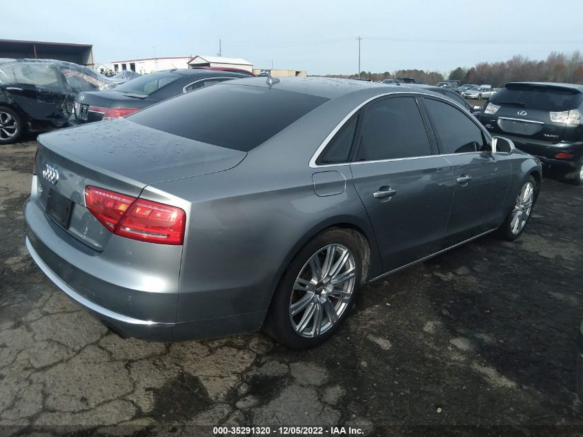 2013 AUDI A8 3.0L WAUAGAFD5DN025594