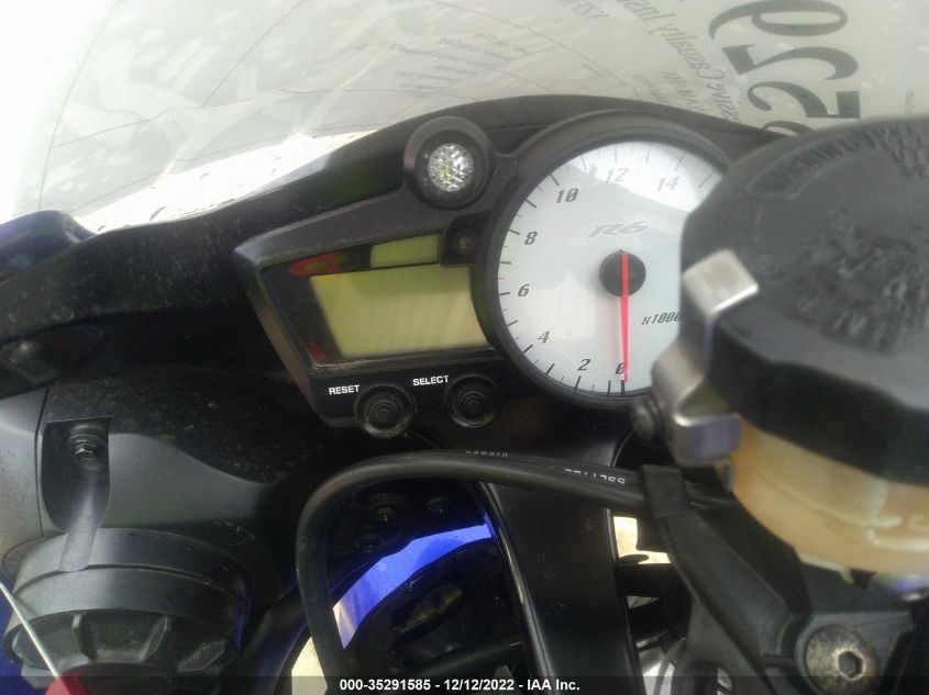 2009 YAMAHA YZFR6 S JYARJ06EX9A040130