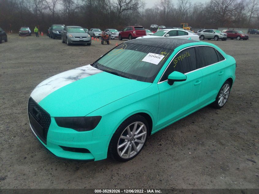 2015 AUDI S3/A3 2.0T PREMIUM WAUBFGFF3F1033621