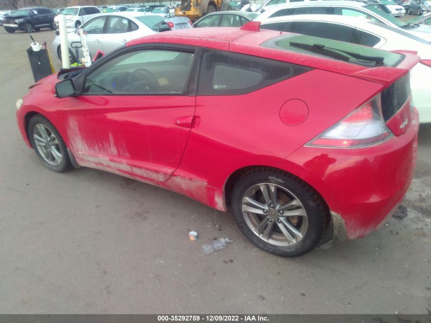 2013 HONDA CR-Z EX JHMZF1C60DS001959