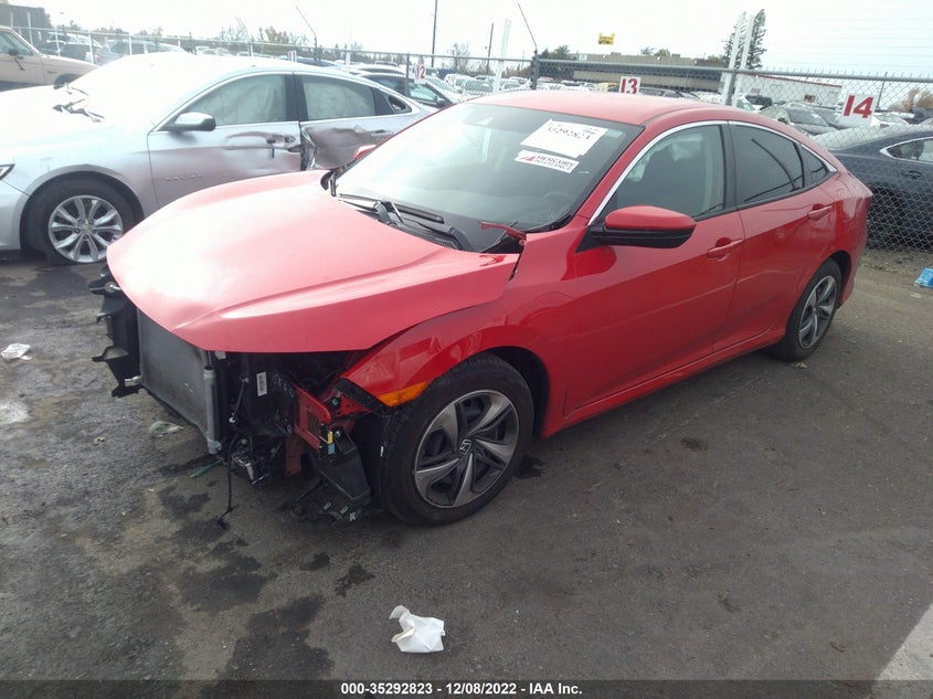 VIN 2HGFC2F64MH520133 2021 HONDA CIVIC SEDAN LX