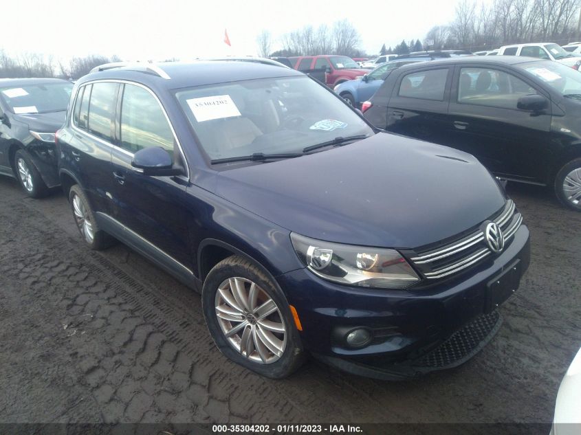 2014 VOLKSWAGEN TIGUAN SE - WVGBV3AX5EW560166