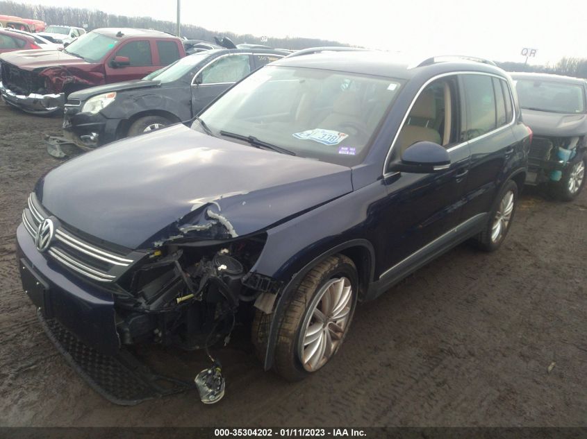 2014 VOLKSWAGEN TIGUAN SE - WVGBV3AX5EW560166