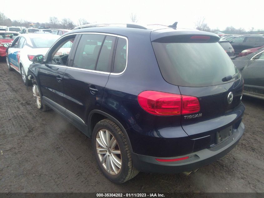 2014 VOLKSWAGEN TIGUAN SE - WVGBV3AX5EW560166