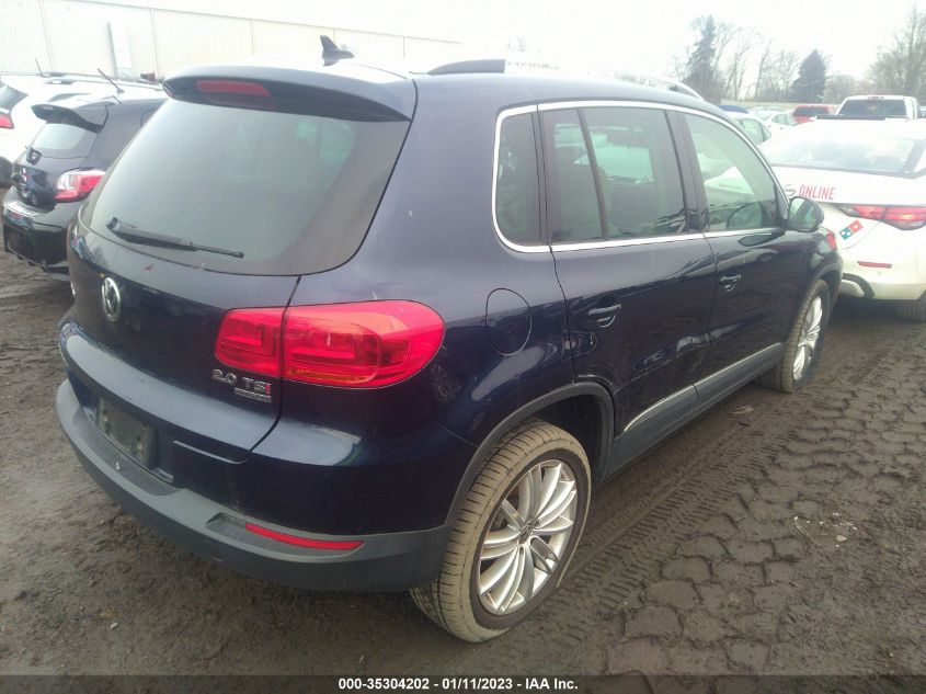 2014 VOLKSWAGEN TIGUAN SE - WVGBV3AX5EW560166
