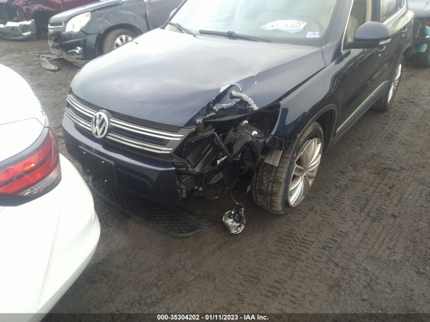 2014 VOLKSWAGEN TIGUAN SE - WVGBV3AX5EW560166