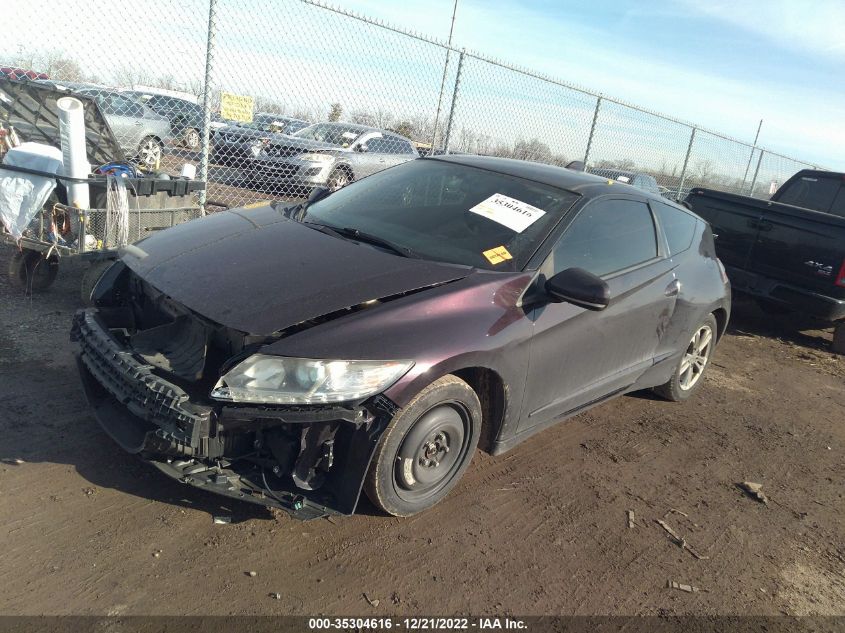 2013 HONDA CR-Z EX JHMZF1D60DS002608