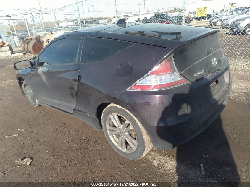 2013 HONDA CR-Z EX JHMZF1D60DS002608