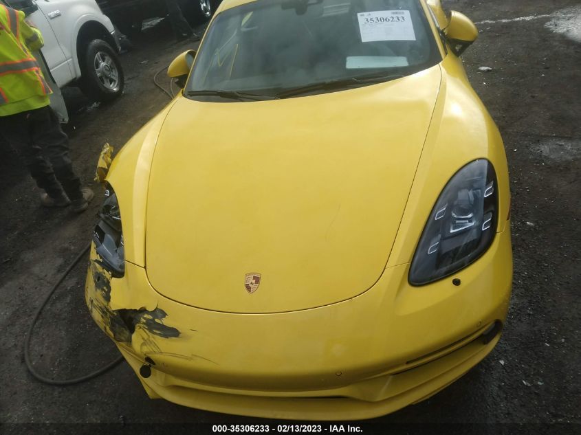 2019 PORSCHE 718 CAYMAN S/GTS WP0AB2A80KS278614