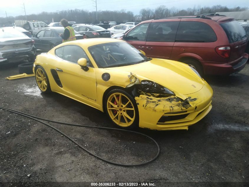2019 PORSCHE 718 CAYMAN S/GTS - WP0AB2A80KS278614
