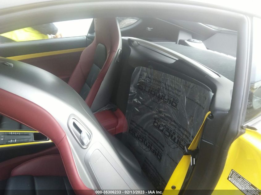 2019 PORSCHE 718 CAYMAN S/GTS WP0AB2A80KS278614