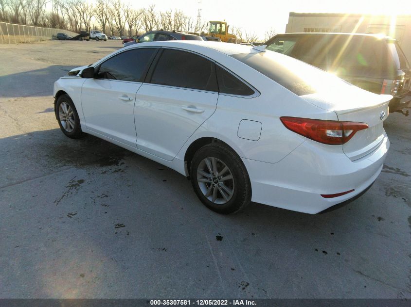 2015 HYUNDAI SONATA 2.4L SE - 5NPE24AF7FH072318