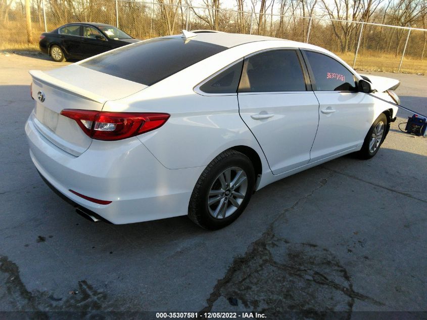 2015 HYUNDAI SONATA 2.4L SE - 5NPE24AF7FH072318