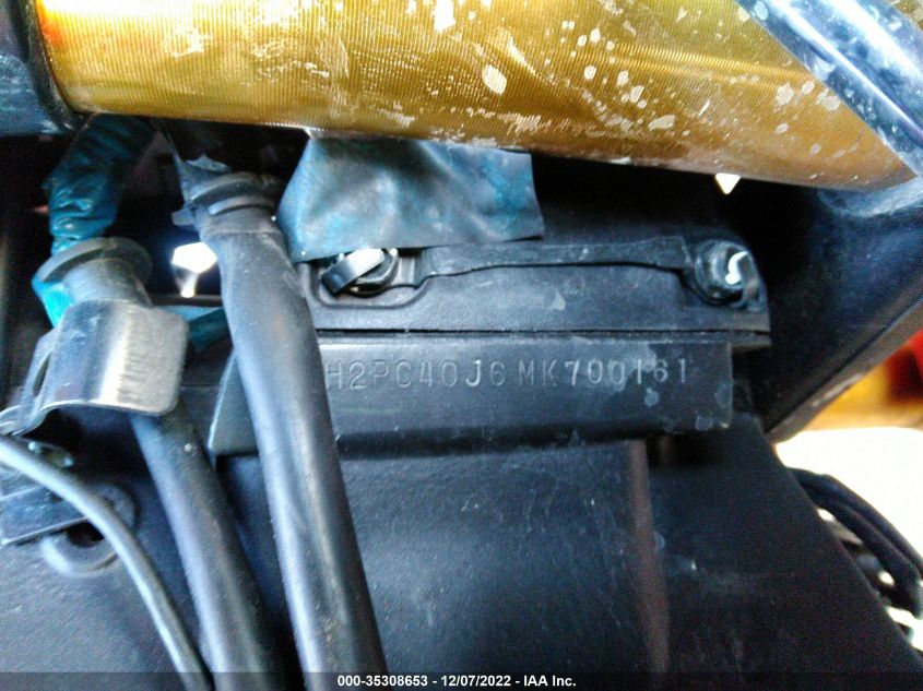 2021 HONDA CBR600 RA JH2PC40J6MK700161